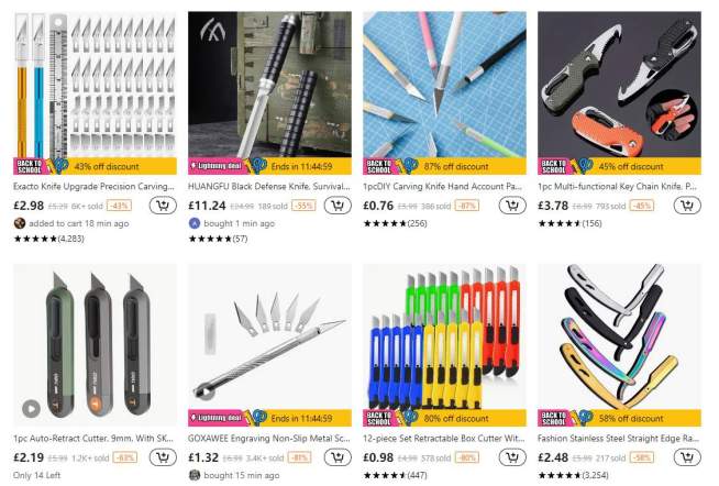 Back to School Knives: The Dark Underbelly of Influencers’ Favourite New Shopping App
