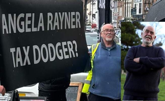 Angela Rayner Tax Protest Was Staged by Conservative Politicians Posing as ‘Tax Activists’