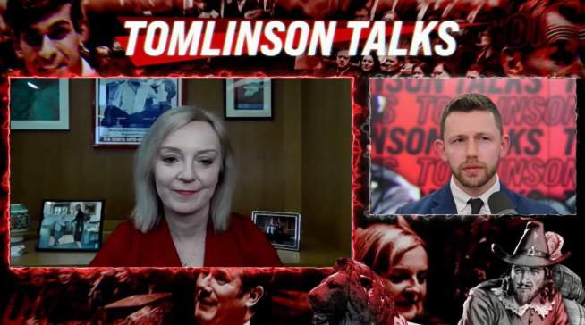 Liz Truss Claims Labour Party is ‘In Hock’ to Terrorists in Conspiracy Laden Rant on Fringe Right-Wing Talk Show