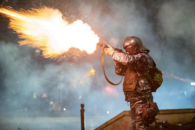 Pro-European Protests Sweeping Across Georgia Stir Memories of a Darker Past