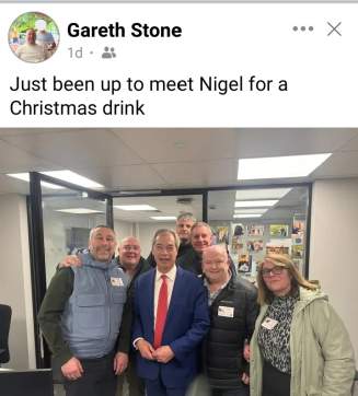 Nigel Farage Pictured With Far-Right Activists Who Posted 'Pride
