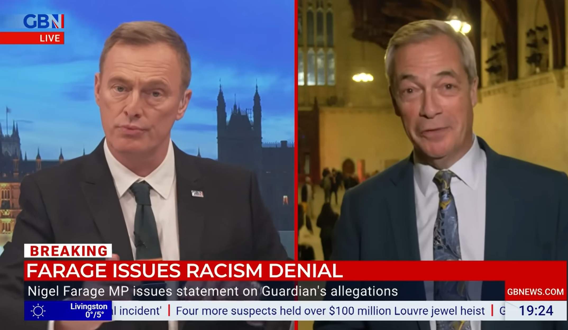 GB News Accused of 'Circling the Wagons' to Downplay Nigel Farage Racism Scandal Engulfing Their Star Presenter GB News Accused of 'Circling the Wagons' to Downplay Nigel Farage Racism Scandal Engulfing Their Star Presenter
