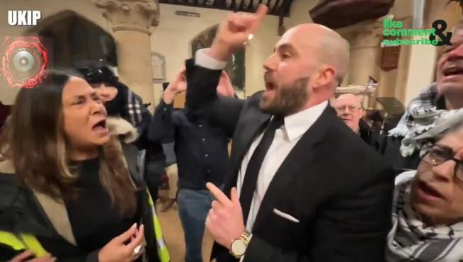 Reform UK Repeatedly Refuses to Explain Why Nigel Farage Met and Posed with Man Criminally Convicted for Violent Attack on Anti-Racism Meeting at a Church