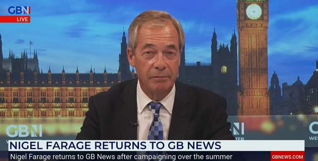 Nigel Farage Handed Platform by GB News to Defend Reform UK’s £72m Donations From Crypto Billionaires